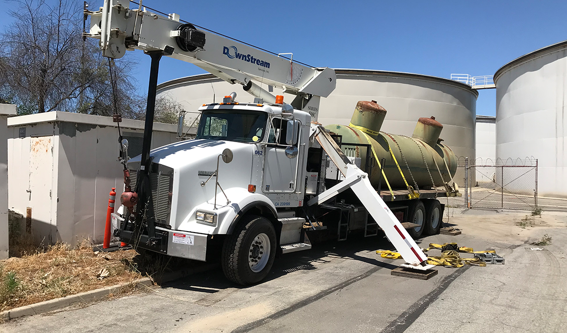Long Beach Water Department Groundwater Treatment Plant Tank